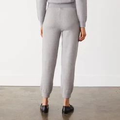 MONROW Soft Knit Cuffed Jogger HEATHERGREY Cheap